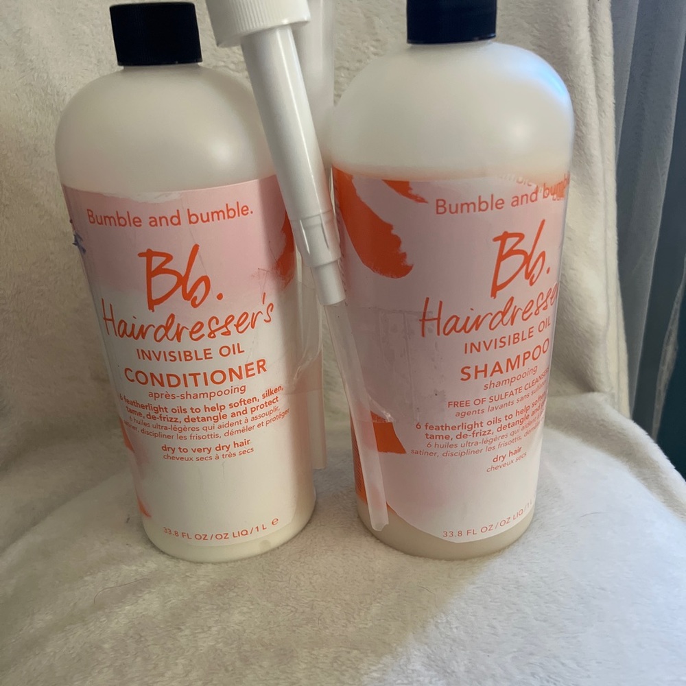 Bumble and bumble Hairdressers invisible oil shampoo and conditioner 1 liter